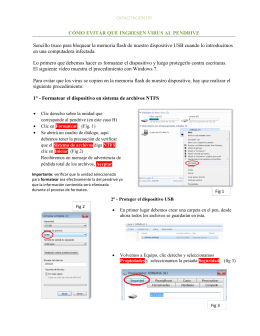 CÓMO EVITAR QUE INGRESEN VIRUS AL PENDRIVE