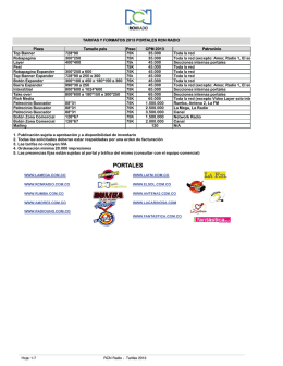 rcn radio tarifas y formatos 201 3 portales rcn radio