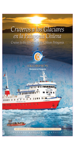 Cruceros a los Glaciares - Desarrollado por 3dmedia.cl