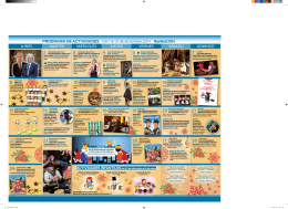 PROGRAMA DE ACTIVIDADES Del 1 al 31 de diciembre 2014