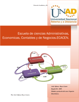 Modulo y protocolo del curso Negocios Electrónicos.