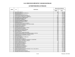 autorretendores autorizados