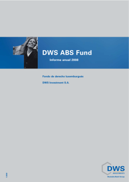 Informe anual DWS ABS Fund