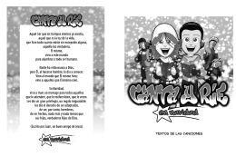 TEXTOS DE LAS CANCIONES