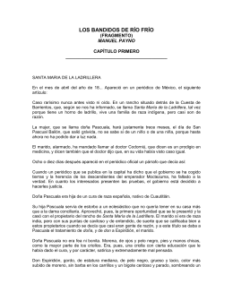 LOS BANDIDOS DE RÍO FRÍO (fragmento)
