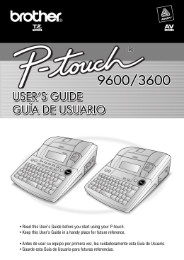 user`s guide guía de usuario user`s guide guía de usuario