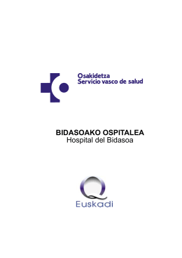 BIDASOAKO OSPITALEA Hospital del Bidasoa