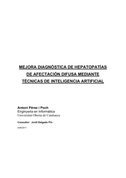 mejora diagnóstica de hepatopatías de afectación difusa mediante