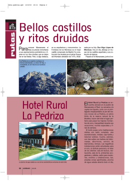 Hotel Rural La pedriza Manzanares del real Bellos