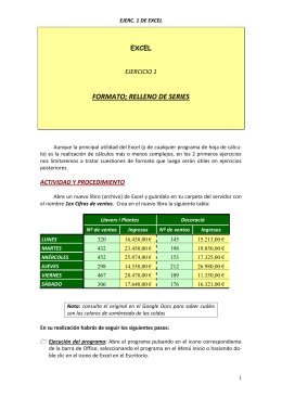 Ejercicio de Excel - yoquieroaprobar.es