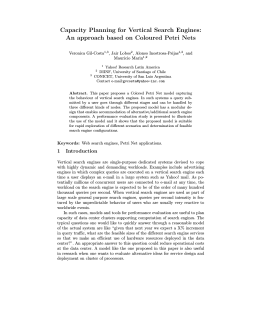 Capacity Planning for Vertical Search Engines: An approach based
