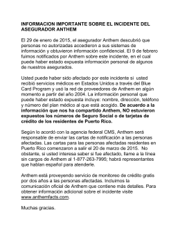 Avisos Importantes