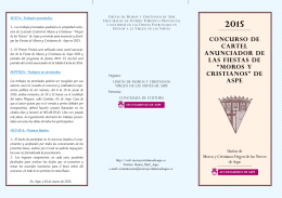 Bases Concurso Carteles UMyCVN Aspe 2015