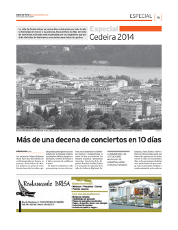 Cedeira 2014 - Diario de Ferrol
