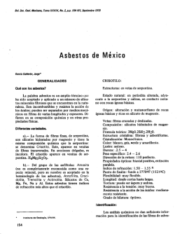 Ashesto-s - Boletín de la Sociedad Geológica Mexicana
