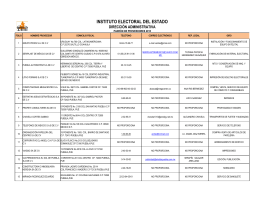 XX. Padrón de proveedores y contratistas.