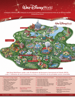 Mapa Walt Disney World