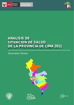 Análisis de Situación de Salud de la Provincia de Lima