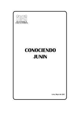 CONOCIENDO JUNIN