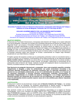 seminario de postgrado internacional y comparado
