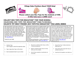 collect box tops for education™ for your school! colecciona box tops
