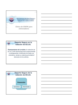 Programa Deporte Seguro de USA Swimming