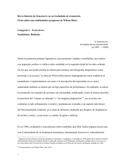 Breve historia de Sementerio en su trasladado al crematorio. (Nota