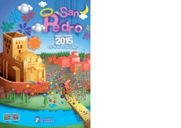 Programa San Pedro 2015 - Ayuntamiento de Zamora