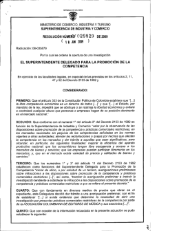 AlternaTIFF printout - Superintendencia de Industria y Comercio