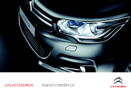 LOS ACCESORIOS NUEVO CITROËN C4