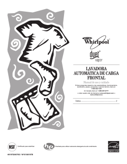 LAVADORA AUTOMÁTICA DE CARGA FRONTAL