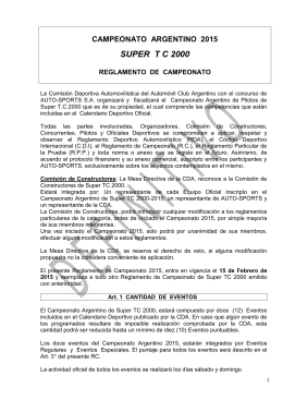 reglamento de campeonato argentino stc 2000-2015