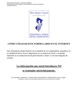 Cómo presentar una respuesta a una demanda de ejecución