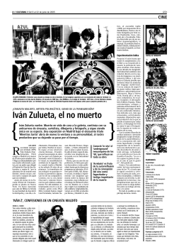 Iván Zulueta, el no muerto
