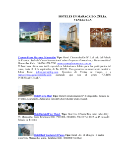 Hoteles de Maracaibo