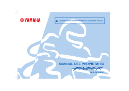 MANUAL DEL PROPIETARIO - Yamaha Pergamino Motos