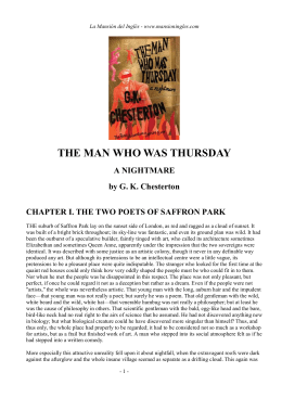 chapter iii. the man who was thursday