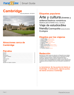 Cambridge Arte y cultura Jóvenes y