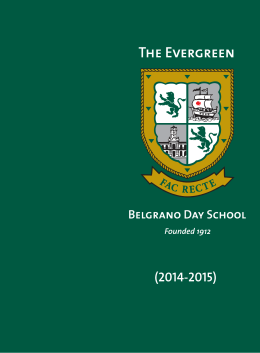 Editorial - Belgrano Day School