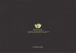 Programa - Hotel Augusta Club