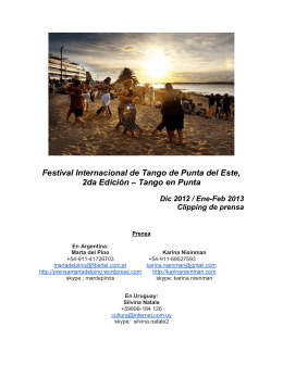 Festival Internacional de Tango de Punta del Este