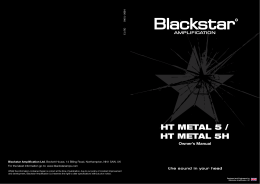 HT METAL 5 / HT METAL 5H - Blackstar Amplification
