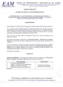 ESCUELA DE ADMINISTRACIÓN Y MERCADOTECNIA DEL