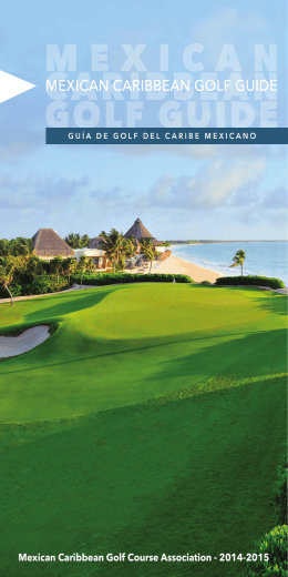 Mexican Caribbean Golf Course Association - 2014-2015
