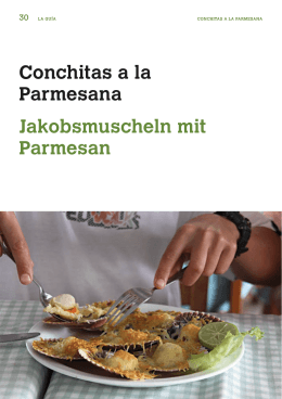 Conchitas a la Parmesana Jakobsmuscheln mit