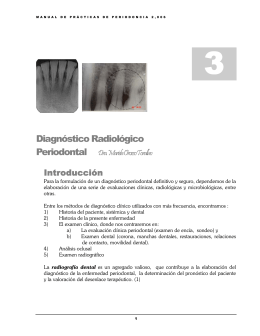 Diagnóstico Radiológico Periodontal