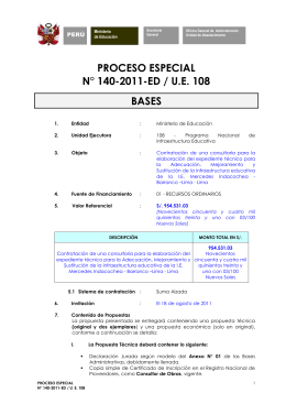bases - Ministerio de Educación del Perú