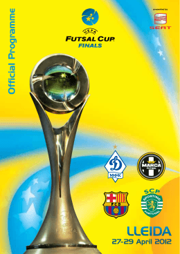 UEFA Futsal Cup finals programme