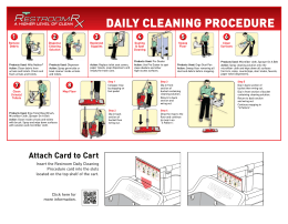 DAILY CLEANING PROCEDURE