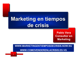 Marketing en tiempos de crisis